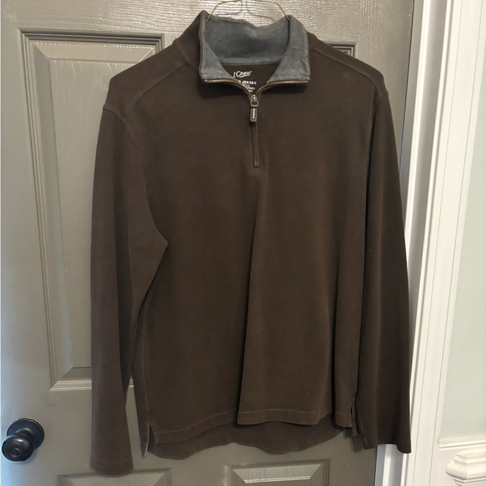 J crew medium brown sweater